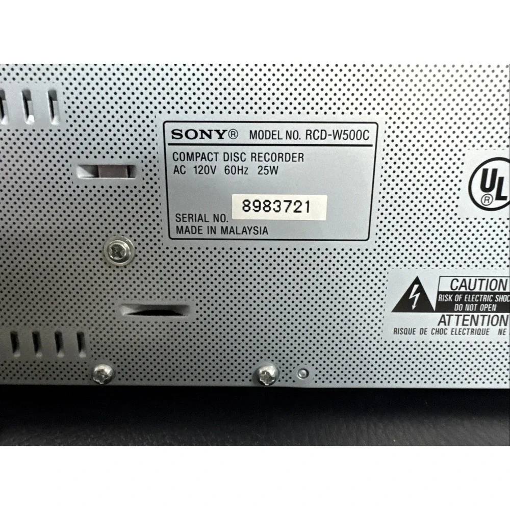 Sony rcd w500c